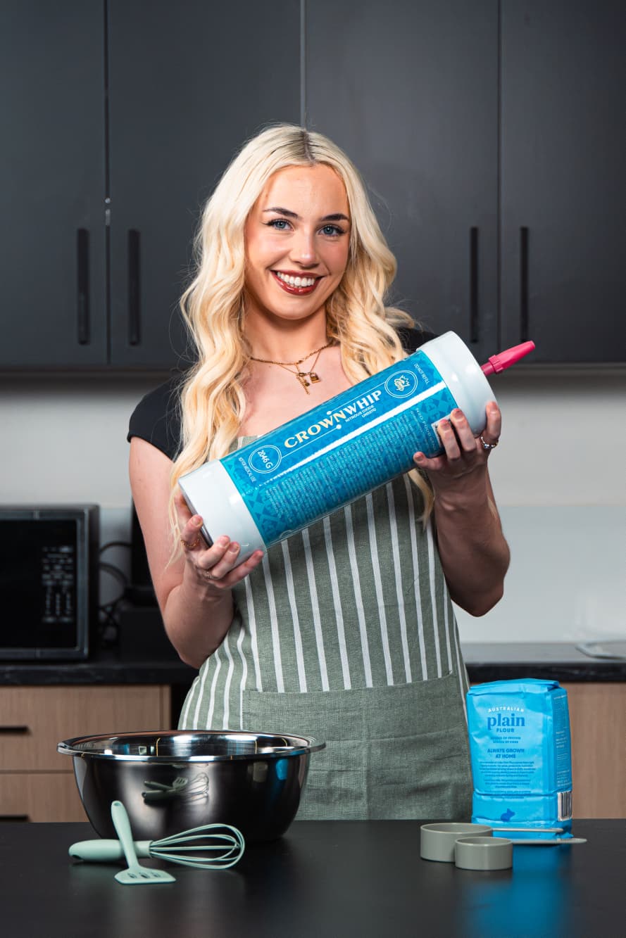 2x CrownWhip 3.3L (2046g) Premium Nitrous Oxide Tanks | Whipped Cream | Fast Shipping