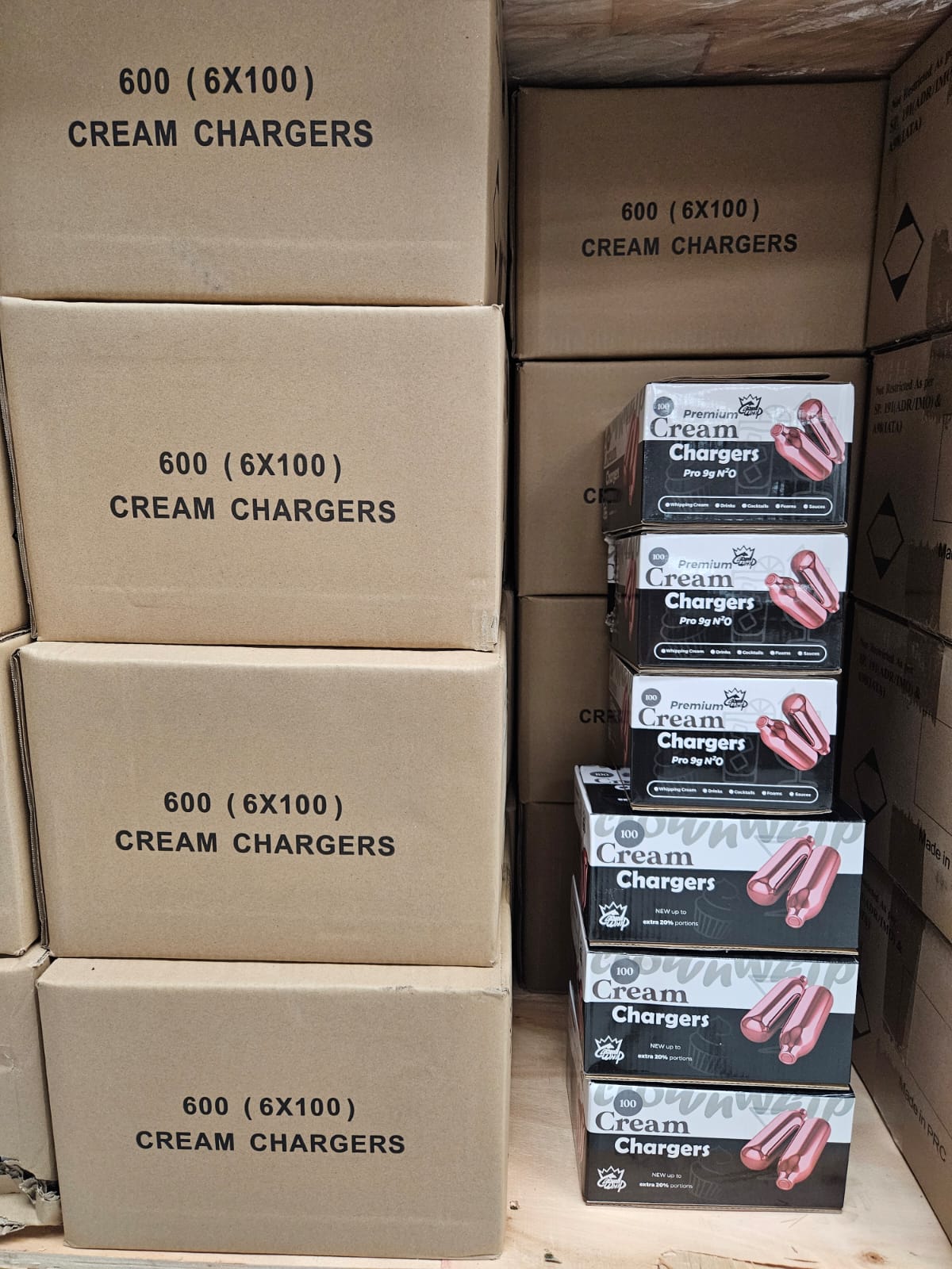 1800 pack CrownWhip 9g Premium Nitrous Oxide Bulbs | Whipped Cream | Fast Ship