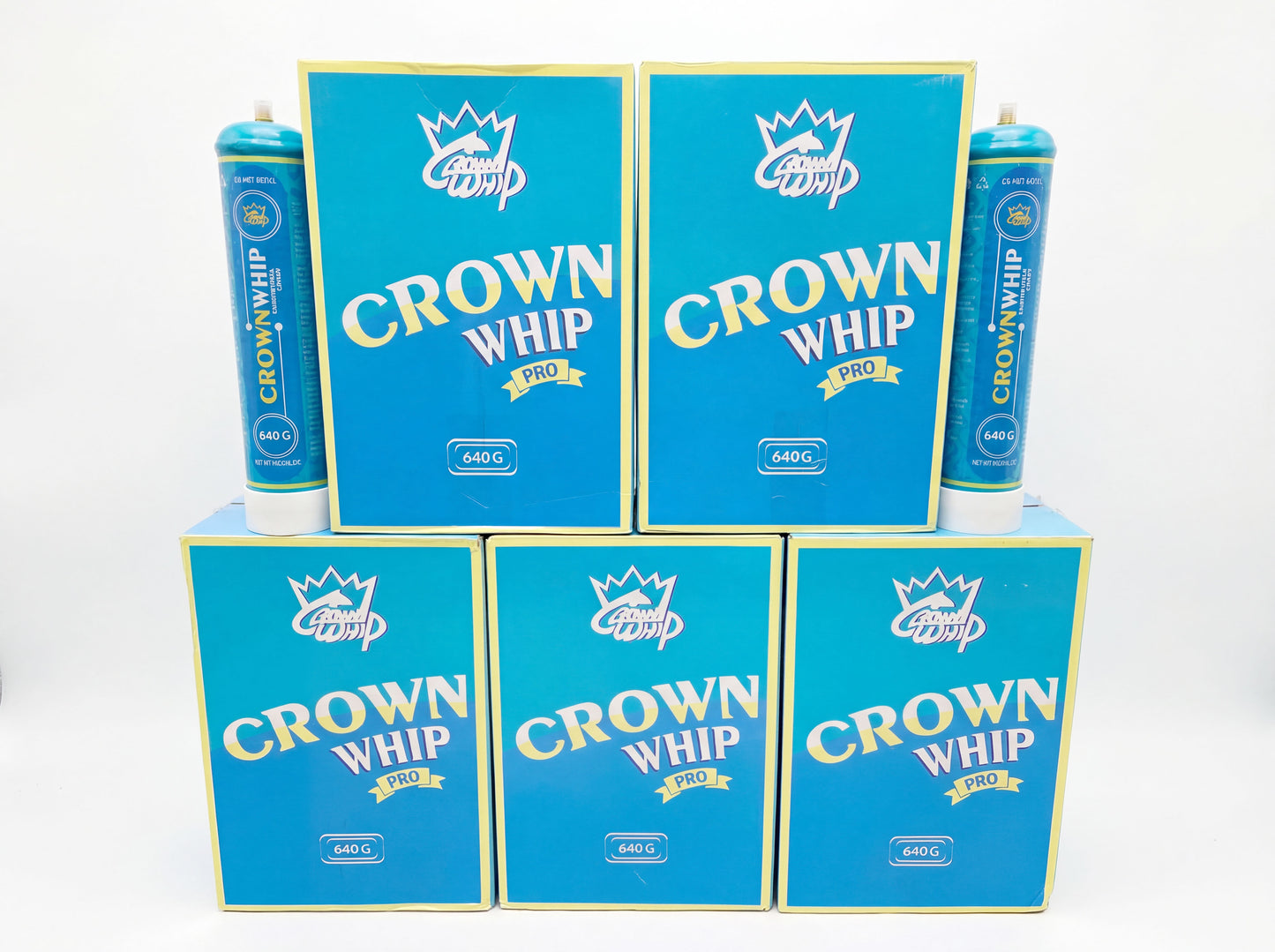 CrownWhip 1L (640g) Premium Nitrous Oxide Tanks