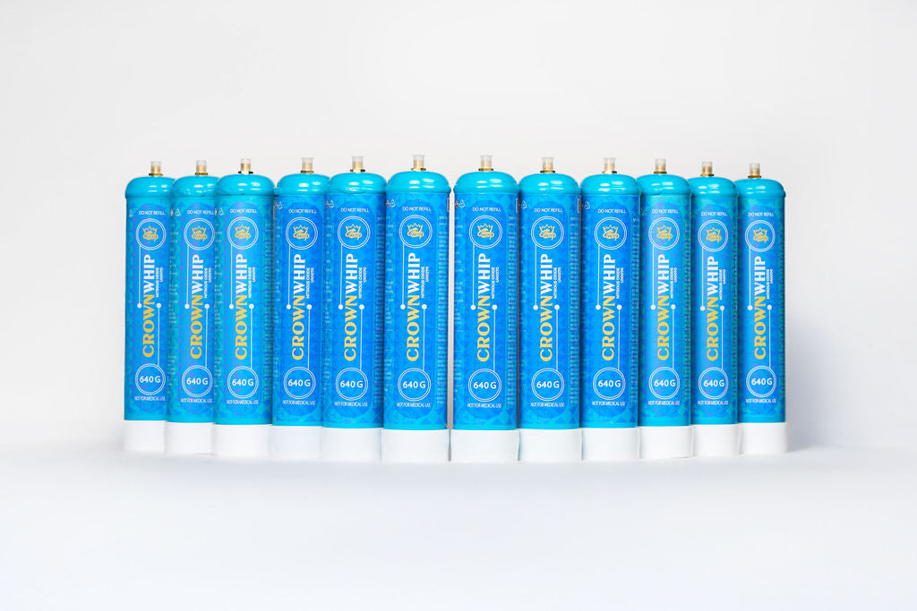 CrownWhip 1L (640g) Premium Nitrous Oxide Tanks
