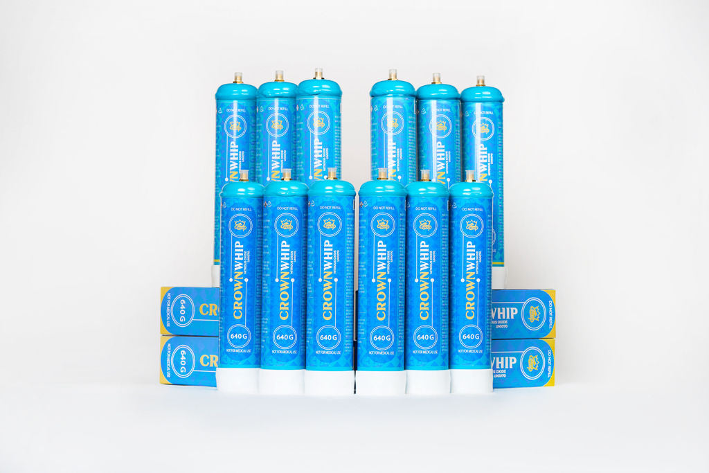 CrownWhip 1L (640g) Premium Nitrous Oxide Tanks