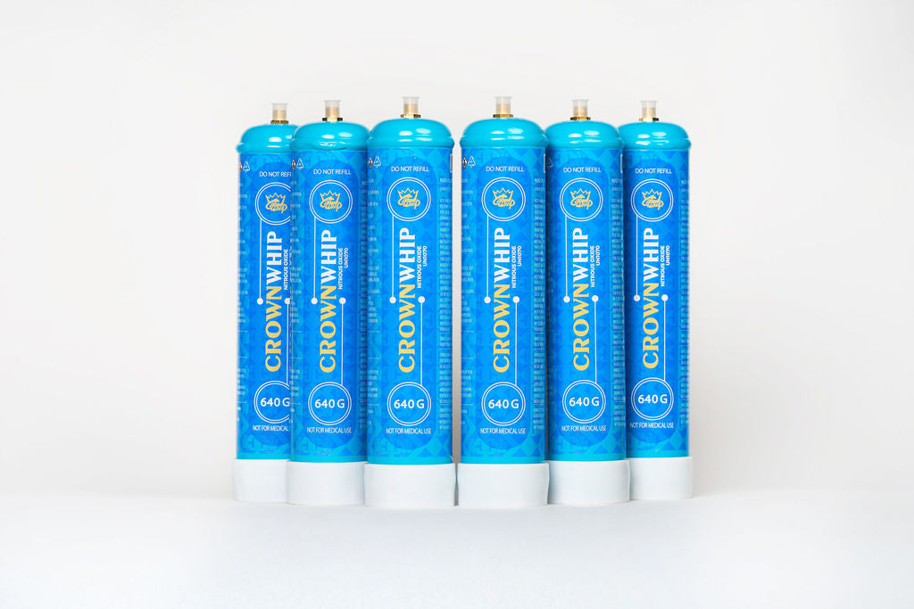 CrownWhip 1L (640g) Premium Nitrous Oxide Tanks