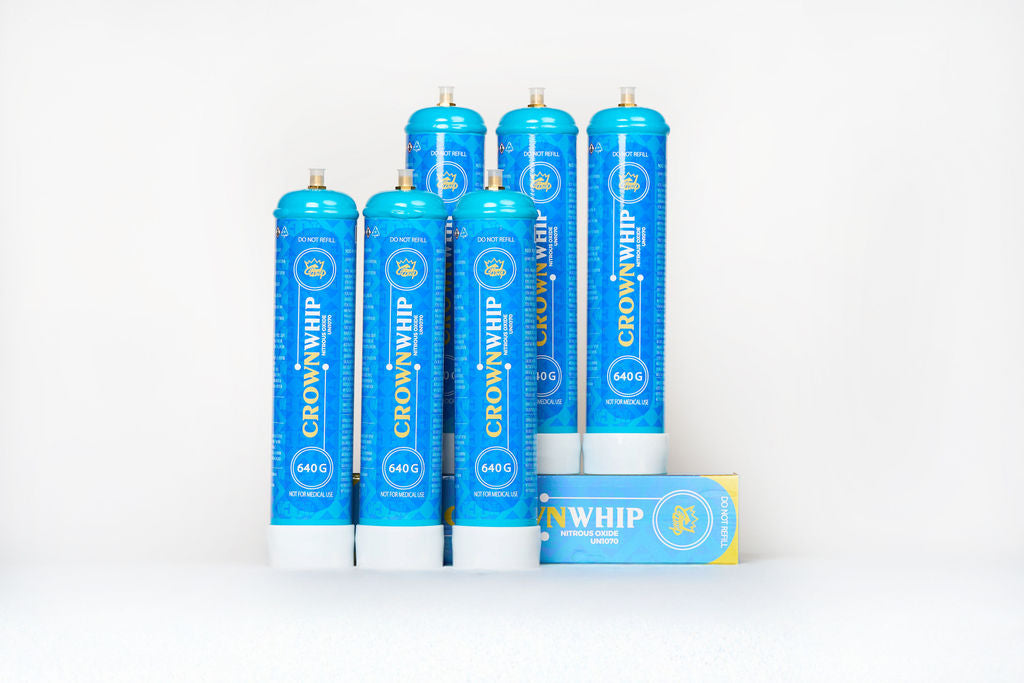 CrownWhip 1L (640g) Premium Nitrous Oxide Tanks