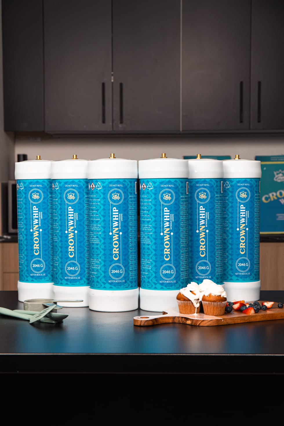 CrownWhip 3.3L (2046g) Premium Nitrous Oxide Tanks