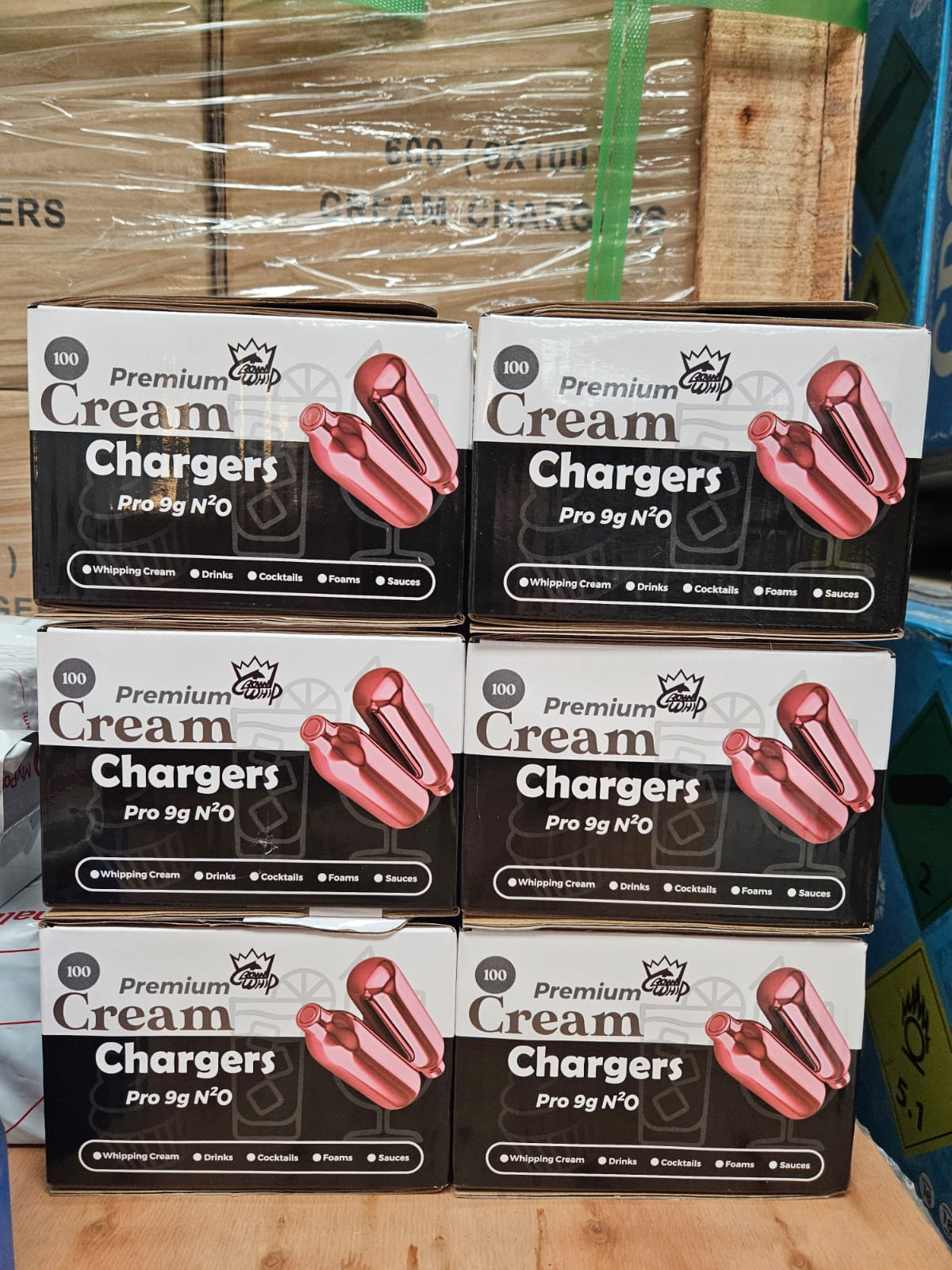 1800 pack CrownWhip 9g Premium Nitrous Oxide Bulbs | Whipped Cream | Fast Ship