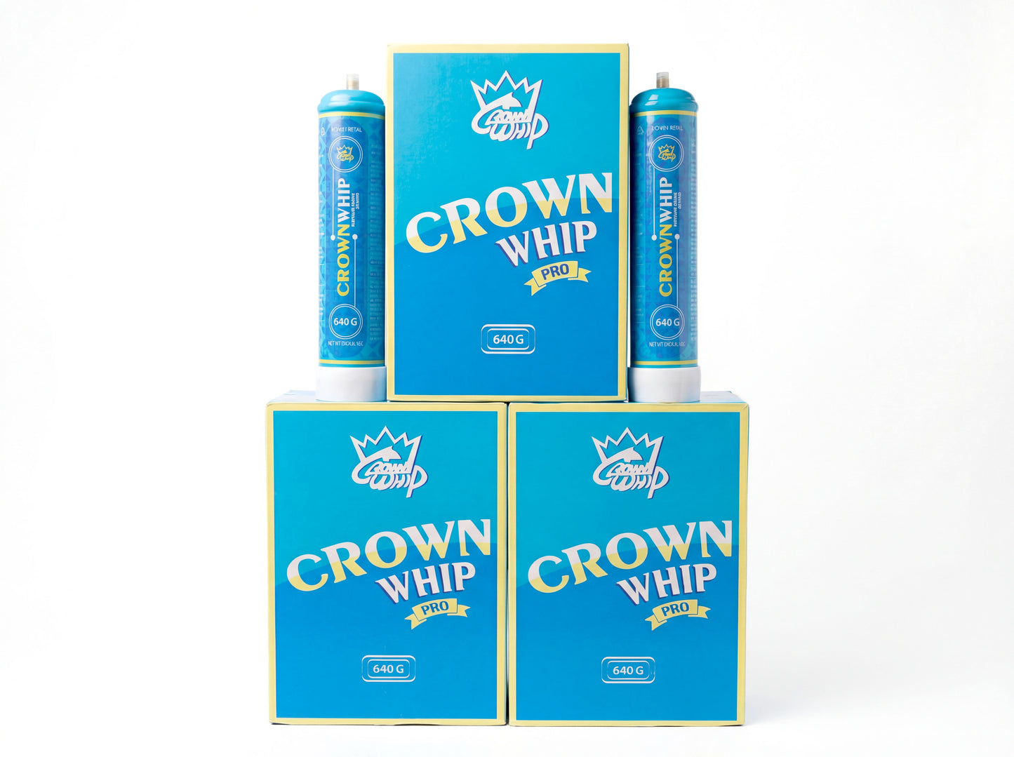 CrownWhip 1L (640g) Premium Nitrous Oxide Tanks